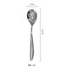 Cuchara de acero inoxidable 304 forjada de alta gama, directa de fábrica para restaurante de hotel, cuchara redonda para comer con mango largo, cuchara para sopa de alto valor