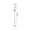 Amazon Transfronterizo Acero Inoxidable 304 Cuchillo y Tenedor Coreanos Dorados Cuchillo para Carne y Tenedor Cuchara Tenedor y Cuchara de Mango Largo Juego