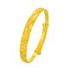 Pulsera de Cielo Estrellado con Flor de Gipsofila Dorada Galvanizada al Vacío Pulsera Ortografía Suministro de Noche Flor de Gipsofila Brillante Pulsera de Flor de Gipsofila