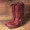 Botas de media caña con tacón bajo y grueso para comercio exterior transfronterizo, botas unisex, botas de talla grande
