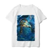 Verano 2023 Godzilla 2 Rey de los Monstruos Camiseta Secundaria de Anime de Manga Corta Ropa de Clase de Manga Corta para Estudiantes