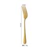 Cuchillo, tenedor y cuchara para bistec de acero inoxidable 1010 serie patrón nacional de moda tenedor de acero inoxidable dorado cuchara de café