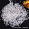 Enfeites de cascalho de cristal branco natural, joias de fragmentos de cristal branco, pedra desmagnetizadora, decoração de bonsai, pote de peixe, pedra, minério infantil