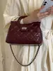 Yozzi 2026 principios de otoño nuevo estilo de moda lujo ligero bolso de cadena de diamantes de alta gama, bolso de hombro y bandolera estilo Chanel