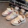 Tênis infantil para meninos sapatos Forrest Gump 2025 primavera novo para meninas sola macia prata casual sapatos de bebê pequenos de lona