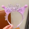 Faixa de Cabelo Infantil Kouromi Menina Coroa de Princesa Fio com Strass Fio Faixa de Cabelo Coroa de Cabeça de Menina Cartão de Cabelo Acessório de Cabeça