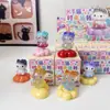 Nueva Caja Misteriosa Giratoria de Figuras de Gato Kt Juguete de Moda Hello Kitty Figura Linda Decoración de Escritorio Juguete de Regalo