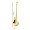 Cuchara de Guitarra Creativa Cuchara de Acero Inoxidable 304 Cuchara de Café de Titanio Cuchara para Mezclar Cuchara Beth Cuchara de Bar Cuchara de Bar Musical