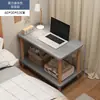 Mesa de Centro Nórdica Sala de Estar Apartamento Pequeño Mesa Lateral para Sofá Casa de Alquiler Dormitorio Estante de Almacenamiento de Mesita de Noche Mesa Cuadrada Gabinete Lateral Simple