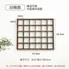 Estante para Juego de Té Estilo Chino Nuevo de Madera Maciza, Estante de Almacenamiento para Tetera y Tazas de Té de Madera de Paulownia Quemada, Estante de Rejilla Montado en la Pared