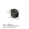 Set de Artículos de Tocador para Habitación de Hotel de Madera de Nogal y Cuero para Todas las Estaciones Caja Rectangular de Pañuelos Cubierta de Cuero ABS