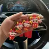 2027 Tendencia Nacional Dibujo Animado Año Zodiacal del Cordero Llavero Rojo Muñeco de Goma Blanda Colgante Llavero de Coche Regalo de Año Nuevo