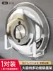 Prateleira de Armazenamento de Cozinha sem Furos para Tampas de Panelas Grandes Rústicas, Prateleira de Parede, Organizador de Tábua de Corte