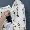 Calça de Pijama de Seda de Algodão para Mulheres, Estilo Fino para Primavera e Verão, Tamanho Grande, Caimento Solto, Calça de Perna Larga de Algodão Artificial, Pode Ser Usada Fora de Casa, Versátil, Cintura Alta, Leve