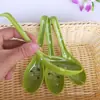 Cuchara de Imitación de Jade Verde, Cuchara Pequeña para Arroz, Cuchara de Melamina Imitación Porcelana, Cuchara Verde, Cuchara de Comida Rápida