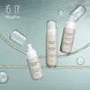 Botella de Spray Redonda Personalizada de 100 ml para Cosméticos, Botella Recargable Hidratante, Botella Transparente de Protector Solar Fijador de Maquillaje de 120 ml, 150 ml