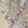Tomoni Pegatinas Finas Resistentes para Manicura Pegatinas Lindas de Dibujos Animados para Uñas Nuevo Estilo Chino Vino Caliente de Otoño Material de Pegatina de Joyería
