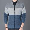 Suéter Base de Otoño e Invierno Suéter de Terciopelo Engrosado Suelto Casual para Hombre AliExpress Comercio Exterior Europeo y Americano Cárdigan con Cremallera