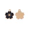 Novos Acessórios de Joias DIY Liga Pingente Flor de Cerejeira com Esmalte Acessórios Brincos Acessórios de Cabelo Pingentes para Celular Atacado