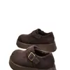 2025 Novas Botas de Neve Quentes de Veludo Outono e Inverno Sapatos de Algodão Mocassins Casuais Sapatos Birkenstock de Solado Grosso Sapatos Femininos