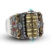 Anillo de Plata con Mantra de Seis Palabras para Hombre, Anillo Individual Vintage de Moda, Anillo Giratorio Personalizado Vintage Rotatorio