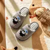 Chinelos de algodão infantis, pantufas de casa para ambientes internos, sapatos de chão de inverno para meninos, novo estilo 2026, design fofo de desenho animado, pantufas de bebê para meninas
