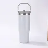 Copo Térmico de Aço Inoxidável 304 Portátil para Carro Copo de Café Copo Portátil para Carro Grande Capacidade Copo com Canudo Venda por Atacado