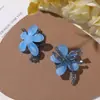 Flores de gelatina degradadas con centro de flor de cristal de dopamina originales, aretes DIY, pasadores para el cabello, sombreros, bolsos, zapatos, accesorios de ropa florales