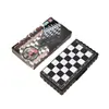 Ajedrez Portátil Pequeño Plegable Magnético Estilo Viaje Blanco y Negro Niños Juego de Mesa Educativo Juguetes Al Por Mayor