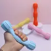 Amazon nuevo palo de sonido de goma tpr suministros para mascotas resistente a las mordeduras entrenamiento molar juguetes interactivos para morder al por mayor