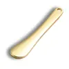 Colher de Maquiagem Delicada com Atributo de Metal Fosco, Ferramenta de Beleza Exquisitamente Esculpida, Maquiagem Portátil, Compacta e Prática