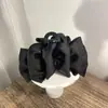 Presilha de Garra Plissada Nuvem Bolha de Cetim Estilo Chanel Tendência Nova Grampo de Cabelo de Luxo Clip Tubarão para Toda a Parte de Trás da Cabeça