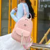 Mochila Estilo Novo 2026 para Mulheres, Bolsa Feminina Pu Versão Coreana, Bolsa Feminina Casual da Moda, Mochila Escolar Simples e Versátil
