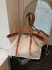 Bolso Tote de Moda 2026 para Viajes de Trabajo para Mujeres, Gran Capacidad, Bolso de Hombro Simple y Versátil, Bolso de Mano, Bolso Tejido Estilo Coreano
