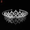 Accesorios para el Cabello de Niña Linda Corona de Cristal y Pedrería de Princesa Diadema para el Cabello Tocado Coreano Diadema para Bebé Accesorios Accesorios para Niña de las Flores