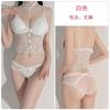 Conjunto Uniforme Guiruo Lingerie Sexy Renda Transparente Quente e Sexy Sutiã com Bojo Camisola 1157