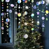 Decoración de sala de bodas estilo ins, lentejuelas brillantes, decoración de fondo de escenario, guirnaldas de techo, arreglos para fiesta de cumpleaños infantil