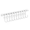 Gancho para riel deslizante de puerta de gabinete, gancho adhesivo de cocina sin perforaciones, artefacto para pala, estante de almacenamiento de pared