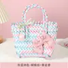 Bolsas de Palha Coloridas Populares, Lembrancinhas de Casamento, Brindes para Eventos Corporativos, Sacolas de Presente para Feriados, Cestas de Higiene Pessoal, Cestas Pequenas para Legumes
