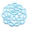 Plástico Acrílico Colorido Cor Sólida Fosco Corrente Corrente DIY Anel Aberto Bolsas de Joias Pequenos Acessórios Atacado