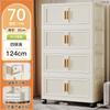 70cm de Ancho Más Gabinete de Almacenamiento Grande para el Hogar Sin Instalación Gabinete para Guardar Ropa de Dormitorio Estante Plegable para Almacenamiento de Artículos Varios