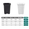 Vientiane Pot quadrado flor vaso japonês cintura alta plástico muda vaso de carne atacado espessado respirável respirável base de reprodução vaso planta envasada