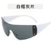 Gafas de sol infantiles conjoined Y2K de estrella de cinco puntas sin montura, personalidad de bebé, deportivas, moda, dibujos animados, Gafas de sol para Foto