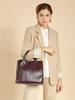 Bolso de Piel Genuina para Mujer 2026 Bolso Cuadrado Vertical de Gran Capacidad Bolso de Hombro Cruzado Simple Maletín para Mujer de Primera Capa de Piel de Vaca