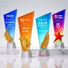 Trophy Company de Cristal Impreso en 3D Competencia al Empleado Destacado Campeón Equipo Honor