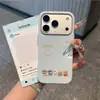 Funda de Teléfono de Dibujos Animados Adecuada para los Amigos de Xiaoxin, Compatible con Apple 18 Pro, 16 Pro Max, iPhone 17 y 15, con un Diseño Fresco y Sencillo y Características a Prueba de Golpes