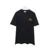 Camiseta Casal Solta Nova Marca Tendência Casual Bordada Manga Curta Logo Amiri Transfronteiriça Versão Unissex