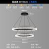 Elemento simple candelabro minimalista italiano lámpara moderna para sala de estar 2025 nuevo anillo circular atmosférico de alta gama lámparas para dormitorio