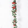 Simulação personalizada de rosas de vime para casa, tubo de casamento, teto, flor de vime, fotografia, flor de seda, flor artificial, parede, pendurado