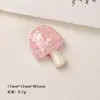 Acessórios de Resina Desenho Animado DIY Enfeites Glitter Fino Doce Cogumelo Presilhas de Cabelo Gato Capas de Celular Fivelas de Sapato Chaveiros Pingentes Acessórios